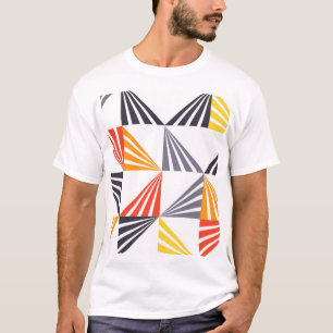 Coole, einzigartige, trendige, urbane, bunte Dreie T-Shirt