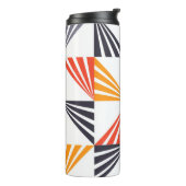 Coole, einzigartige, trendige, urbane, bunte Dreie Thermosbecher (Nach links gedreht)