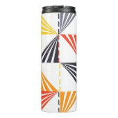 Coole, einzigartige, trendige, urbane, bunte Dreie Thermosbecher (Rückseite)