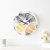 Coole, einzigartige, trendige, urbane, farbenfrohe große wanduhr (Zuhause)