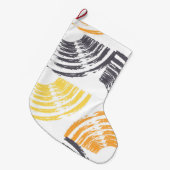 Coole, einzigartige, trendige, urbane, farbenfrohe großer weihnachtsstrumpf (Vorderansicht (hängend))