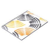 Coole, einzigartige, trendige, urbane, farbenfrohe notizblock (Linke Seite)