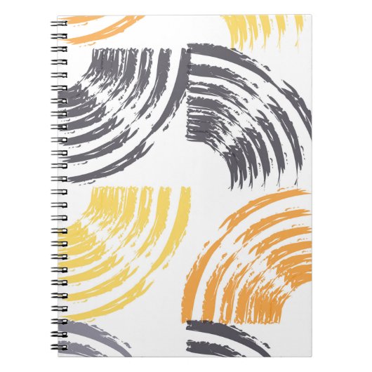 Coole, einzigartige, trendige, urbane, farbenfrohe notizblock (Vorderseite)