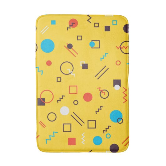 Coole, einzigartige, trendige, urbane geometrische badematte (Vorderseite Vertikal)