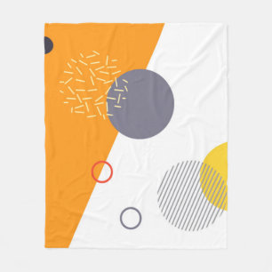 Coole, einzigartige, trendige, urbane geometrische fleecedecke