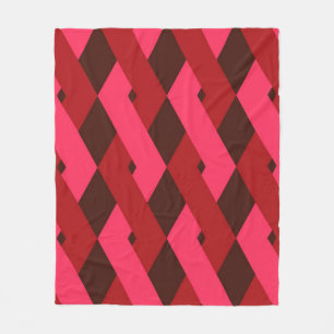 Coole, einzigartige, trendige, urbane geometrische fleecedecke
