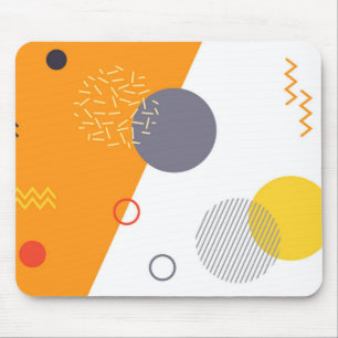 Coole, einzigartige, trendige, urbane geometrische mousepad