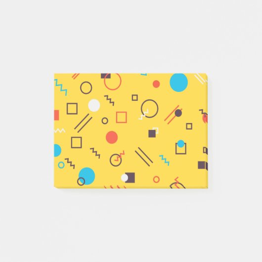 Coole, einzigartige, trendige, urbane geometrische post-it klebezettel (Vorderseite)