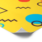 Coole, einzigartige, trendige, urbane geometrische poster (Ecke)