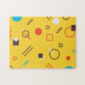 Coole, einzigartige, trendige, urbane geometrische puzzle (Horizontal)