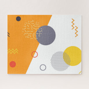Coole, einzigartige, trendige, urbane geometrische puzzle