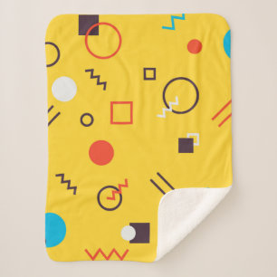Coole, einzigartige, trendige, urbane geometrische sherpadecke