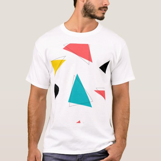 Coole, einzigartige, trendy, städtische bunte T-Shirt (Vorderseite)