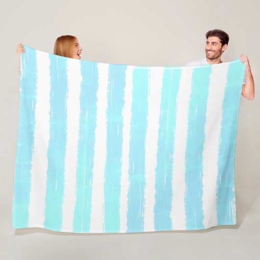 Coole Eisblau Shimmer Fleecedecke (Beispiel)