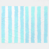 Coole Eisblau Shimmer Fleecedecke (Vorderseite (Horizontal))