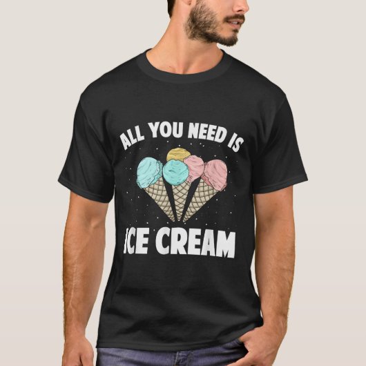 Coole Eiscreme-Kostüme für Männer Frauen Kinder Er T-Shirt (Vorderseite)