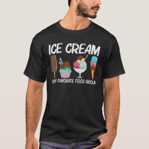 Coole Eiscreme Kunst für Männer Frauen Gelatine Kr T-Shirt