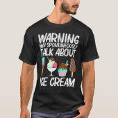 Coole Eiscreme Kunst für Männer Frauen Gelatine Kr T-Shirt (Vorderseite)