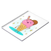 Coole Eiscreme Notizblock (Linke Seite)