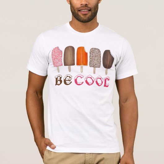 COOLE Eiscreme Pop Popsicle Popsicles T-Shirt (Vorderseite)