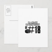 Coole Eishockey-Designs Postkarte (Vorne/Hinten)