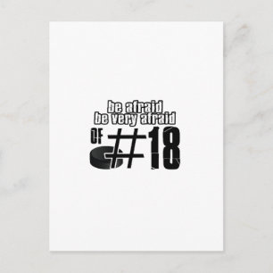 Coole Eishockey-Designs Postkarte