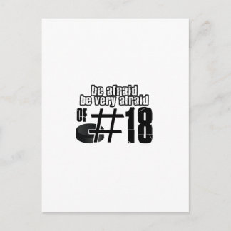 Coole Eishockey-Designs Postkarte