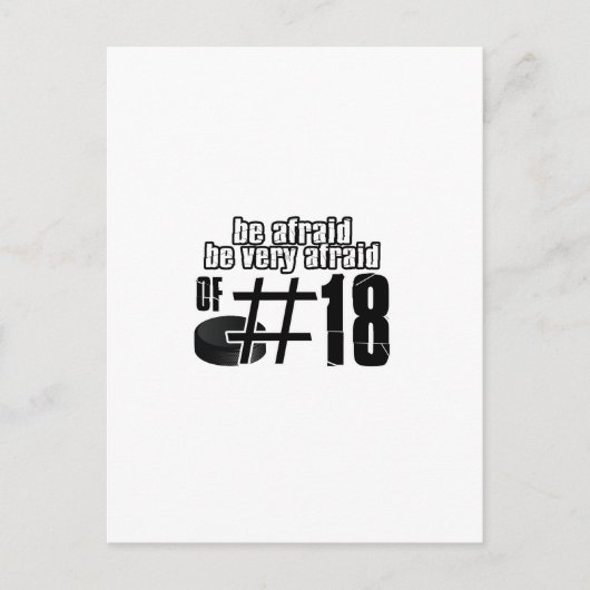 Coole Eishockey-Designs Postkarte (Vorderseite)