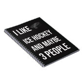 Coole Eishockey-Geschenke Keepake Sportmannschaft  Notizblock (Rechte Seite)