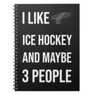 Coole Eishockey-Geschenke Keepake Sportmannschaft  Notizblock