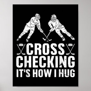 Coole Eishockey-Kunst Männer Frauen Jungen Feld Ei Poster