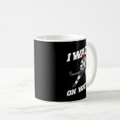 Coole Eishockey-Spielkunst Männer Frauen Eishocke Kaffeetasse (VorderseiteRechts)