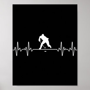 Coole Eishockeykunst für Herren - Frauenhockey-Spi Poster