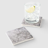 Coole Eiskrisen Steinuntersetzer (Seitenansicht)