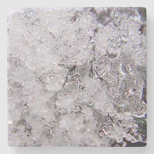 Coole Eiskrisen Steinuntersetzer (Vorderseite)