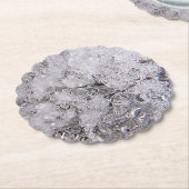 Coole Eiskrisen Untersetzer (angewinkelt)