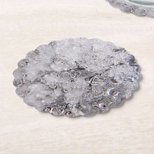 Coole Eiskrisen Untersetzer (angewinkelt)