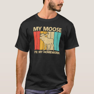Coole Elche für Kinder Jungen Elch Hirsch BullenEl T-Shirt