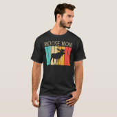 Coole Elche für Mama Mama Moose Alaska Elk Hun T-Shirt (Vorne ganz)