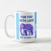 COOLE ELEFANG ZUM VATER - KAFFEE-TASSE KAFFEETASSE (Links)