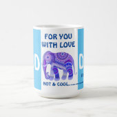 COOLE ELEFANG ZUM VATER - KAFFEE-TASSE KAFFEETASSE (Mittel)