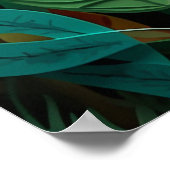 coole Elefantendschungelliebhaber Poster (Ecke)