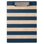 Coole elegante Girly Rosen-dunkelblaues Klemmbrett (Vorderseite)