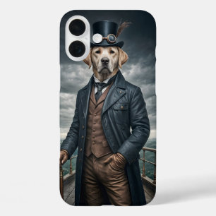 Coole Elegante Viktorianische Steampunk Labrador H iPhone 16 Plus Hülle