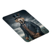Coole Elegante Viktorianische Steampunk Labrador H Magnet (Rechte Seite)