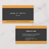 coole, elegante Visitenkarte (Vorne/Hinten)