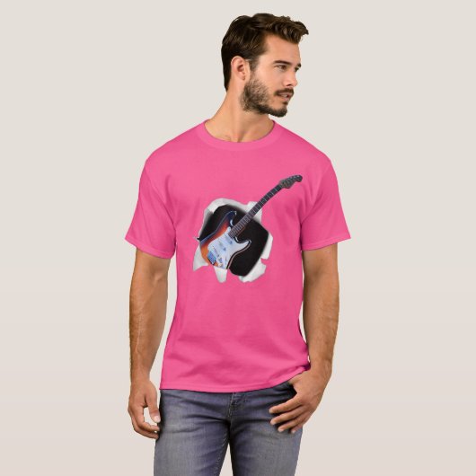 Coole elektrische akustische Gitarre Shirt Gitarri (Vorne ganz)