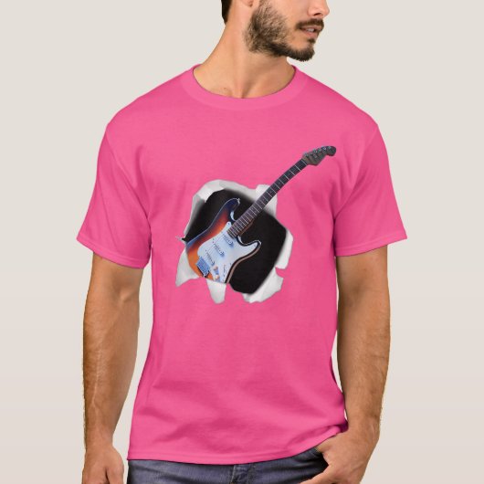 Coole elektrische akustische Gitarre Shirt Gitarri (Vorderseite)