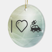 Coole elektrische Autos Keramikornament (Links)