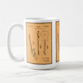 Coole elektrische Gitarre - Retro Art Kaffeetasse (Links)